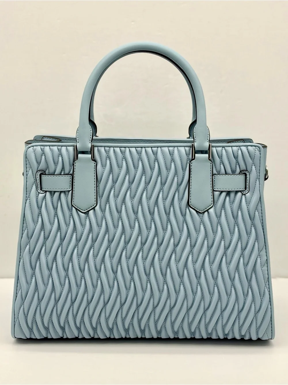 Michael Kors Hamilton Medium Matelassé Satchel Crossbody